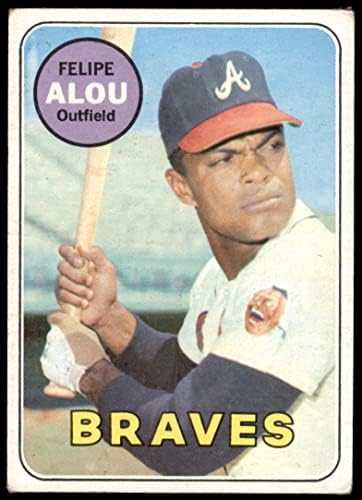 1969 Topps 300 Felipe Alou Atlanta Braves GD+ Braves