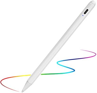 2022 אייפד אוויר 5/4 דור 10.9 עפרון חרט עם דחיית דקל, 1.5 ממ פום קצה עדין קצה פעיל תואם לעיפרון אפל לאייפד אוויר 5/4 10.9 אינץ 'רישום כתיבת חרט עט לבן