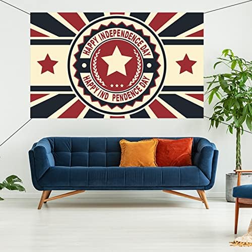 רצים שולחן קפה 36 אינץ 'יום עצמאות רקע רקע באנר פס כוכב אמריקאי קישוט לחג דגל דגל חופשה אטמוספרה קישוט עץ דגל עץ