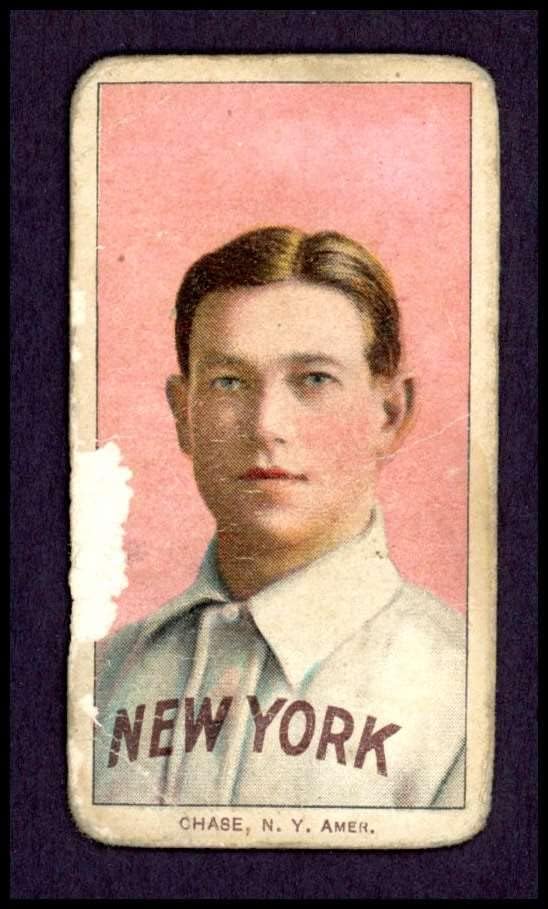 1909 T206 PNK Hal Chase New York Yankees Yankees המסכנים